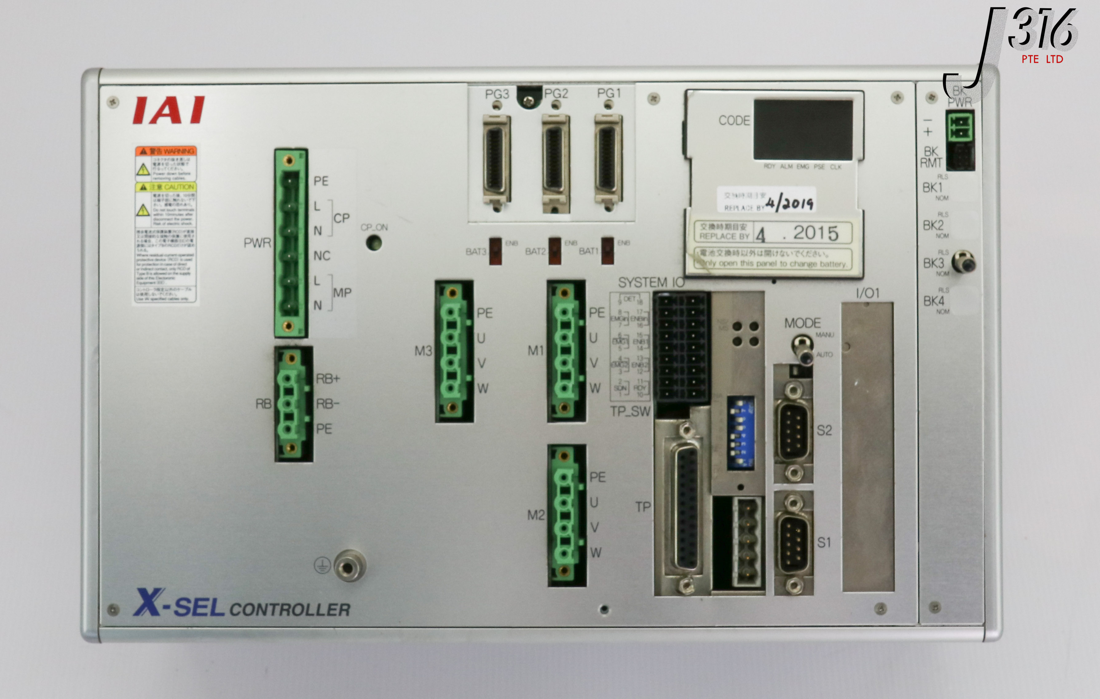 18343 IAI PROGRAM OPERATION MULTI-AXIS CONTROLLER HIGH CAPACITY...